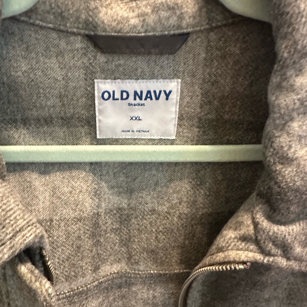 Old Navy Women's Gray Zip-Up Shacket